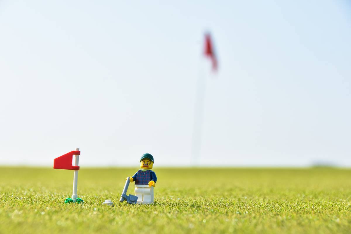 Lego Golfer